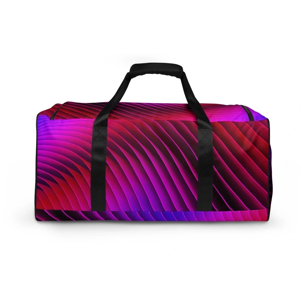 Duffel Bag Max Storage Space, Bright Colorful Design. Durable.
